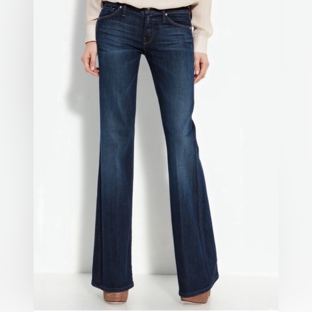 Mother denim. Size 30. Regular length. Wide leg/flare.